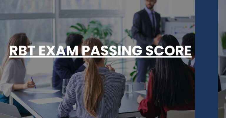 RBT Exam Passing Score Feature Image