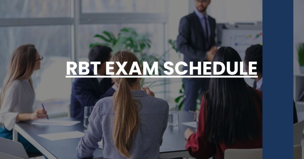 RBT Exam Schedule Feature Image